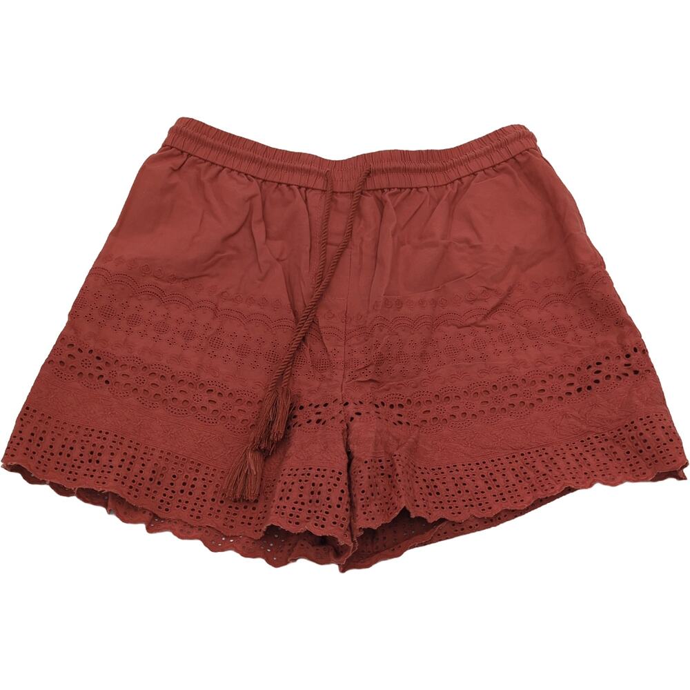 Faded Glory 6 Women's Brown Eyelet Shorts